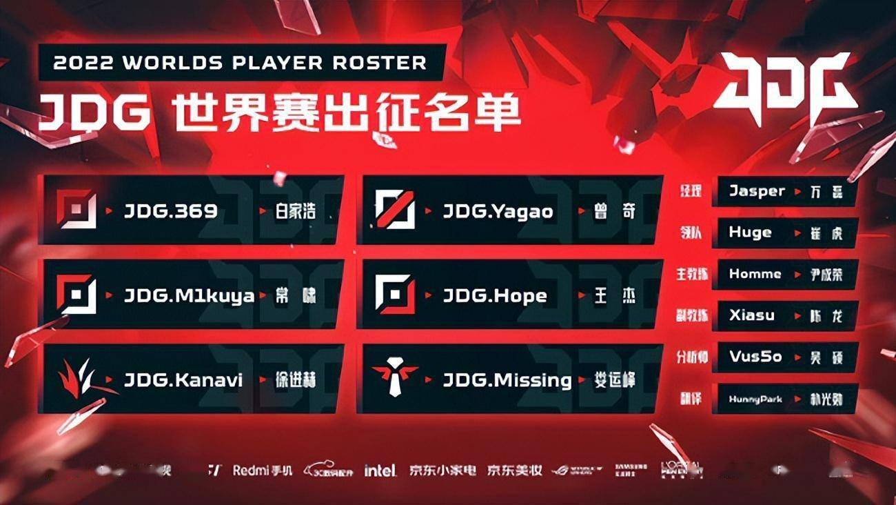 英雄联盟LOL：一号种子JDG公布S12大名单，夏冠五人组挑战“世界赛副本” 