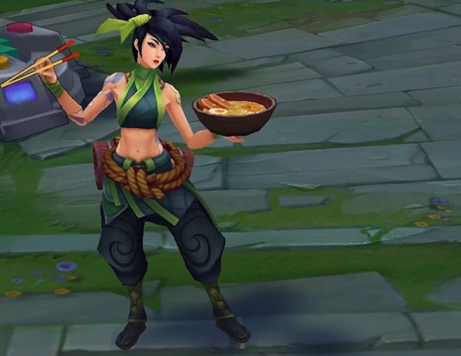 英雄联盟LOL特殊跳舞动作，按下Ctrl＋5，卡莎会脱掉装甲，剑魔长出小翅膀